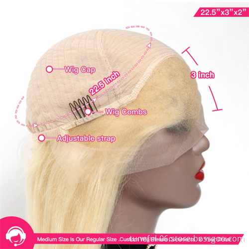 cheap wigs with lowest price invisible hd lace frontal wig human hair wigs deep wave human hair blonde